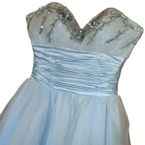 Sexy Cocktail/Fairy Princess Glitter Tulle Mini Dress 2 - Picture 4 of 5